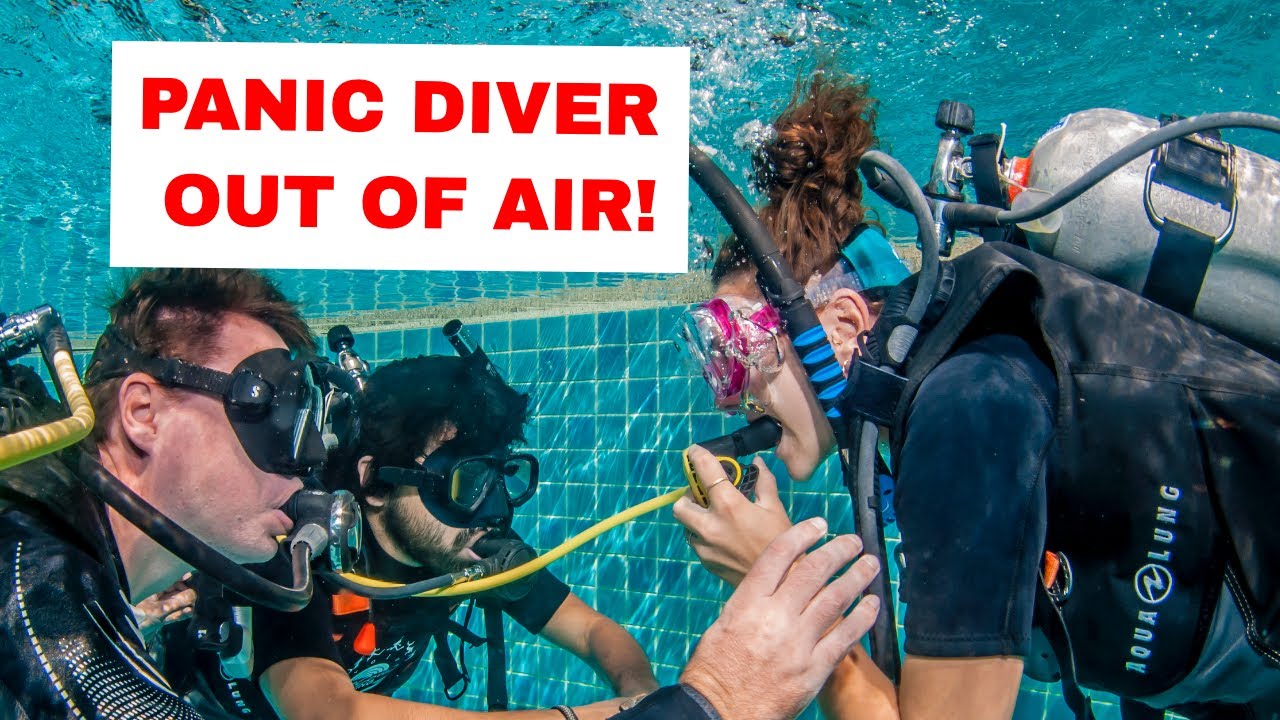 PADI Rescue Diver Exercise 4 - Running Out of Air Scuba Diving