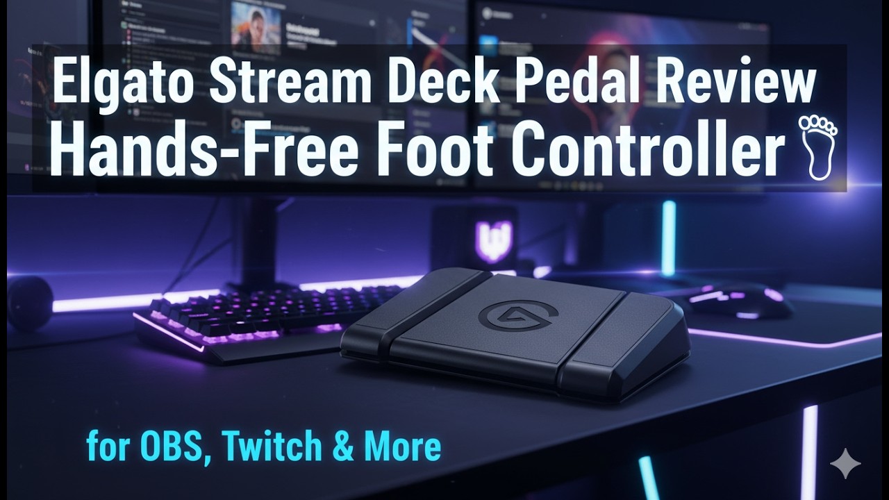 Elgato Stream Deck Pedal Review – Hands-Free Foot Controller for OBS, Twitch & More