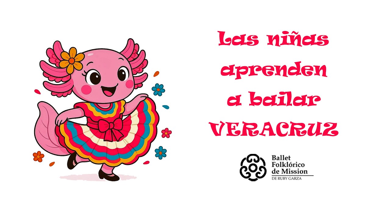 Aprende a bailar Veracruz Ballet Folklórico de Mission Clase Infantil con Maestro Omar Lopez