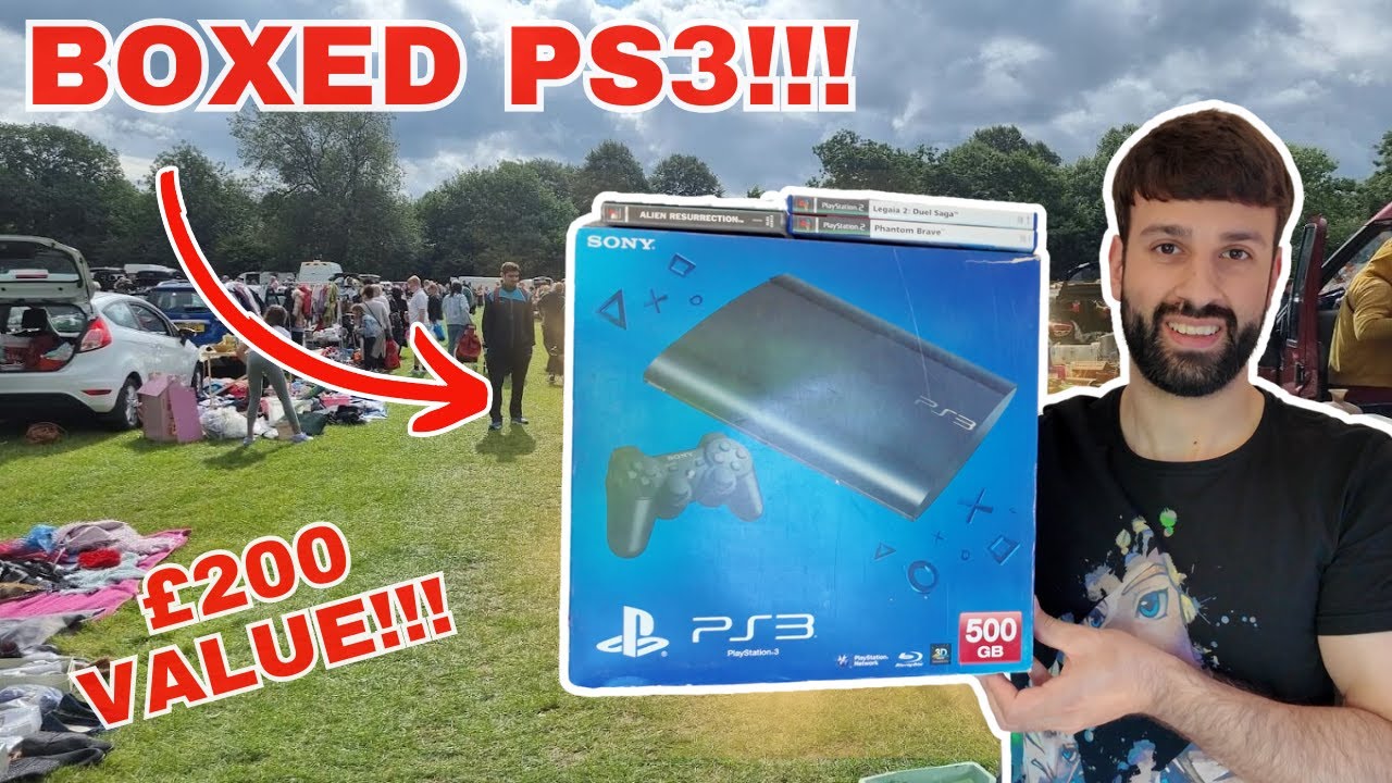 My BEST Car Boot Find EVER &ndash; Boxed PS3 Console!!!