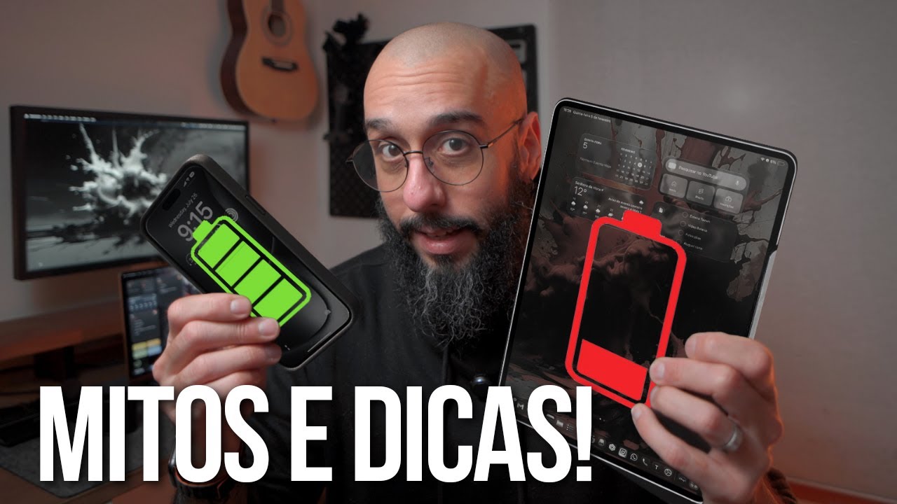 Mitos e CUIDADOS com a bateria do seu iPhone, iPad e Mac!