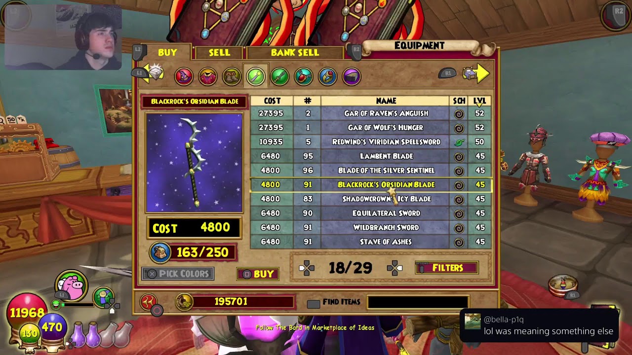Wizard 101 console life playthrough