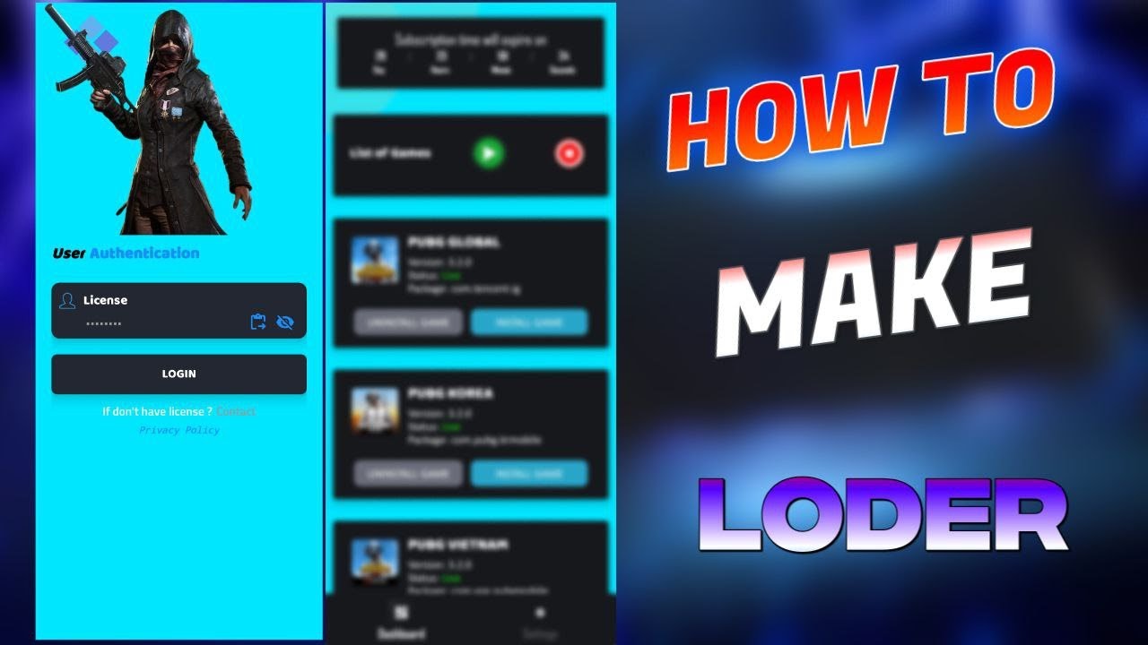 how to make loader for bgm || bgm ka loader kaise banaye || anti ban loader make free