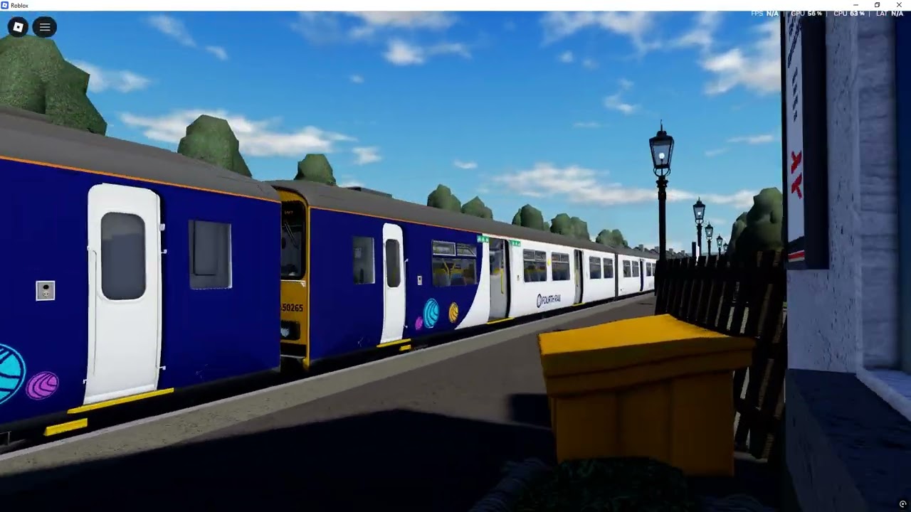 roblox british railway route learning from mill bridge to fayre