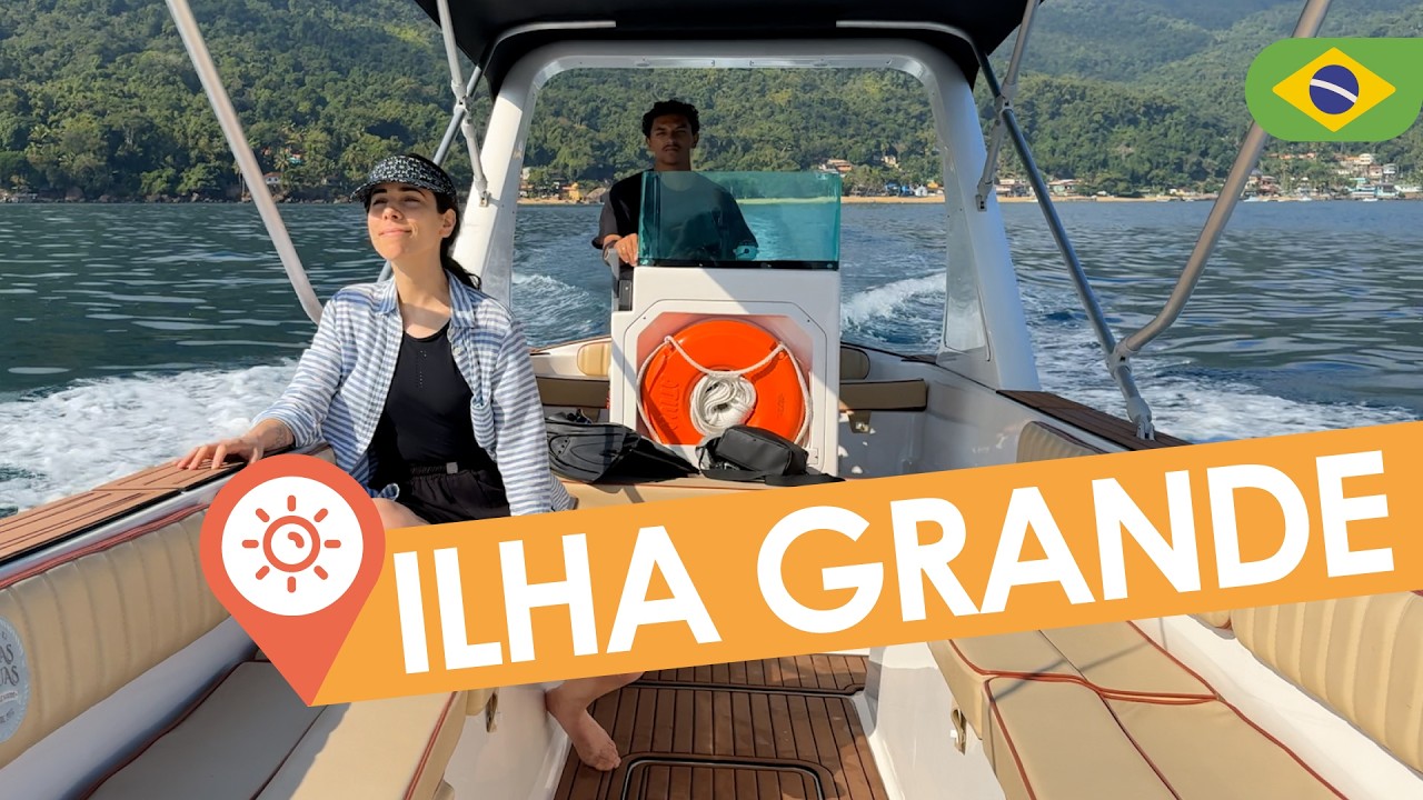 Paradise in Rio de Janeiro | Boat Tour in Ilha Grande | Vlog in Brazilian Portuguese