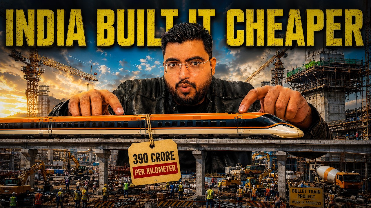 India&rsquo;s Bullet Train Is CHEAPER Than Japan, USA & Indonesia !