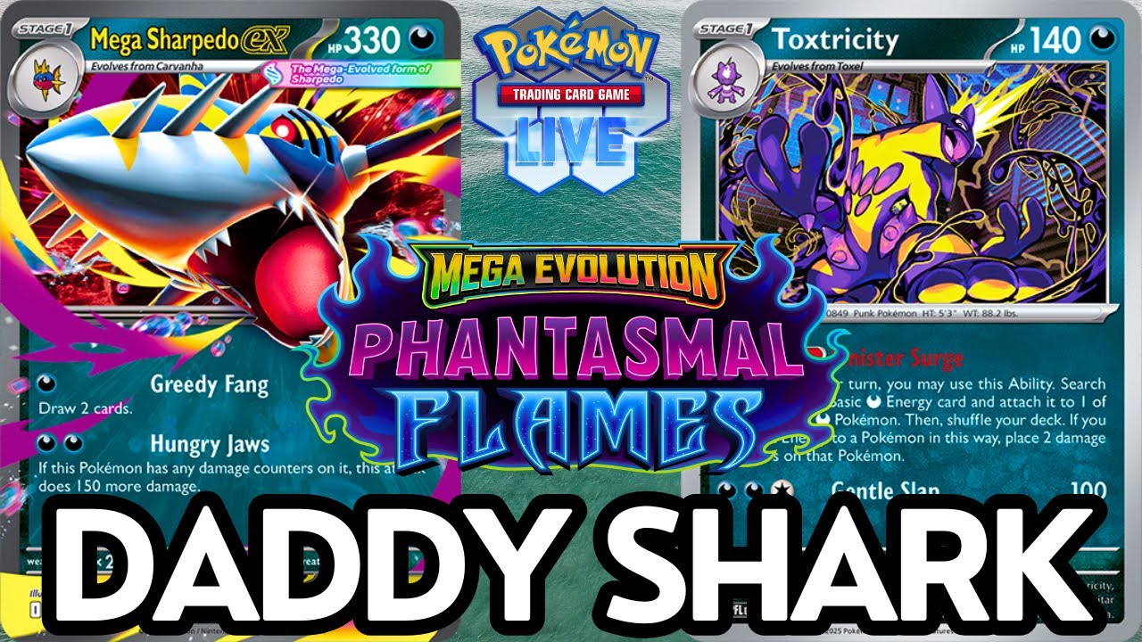 Mega Sharpedo ex is the best new Phantasmal Flames deck!