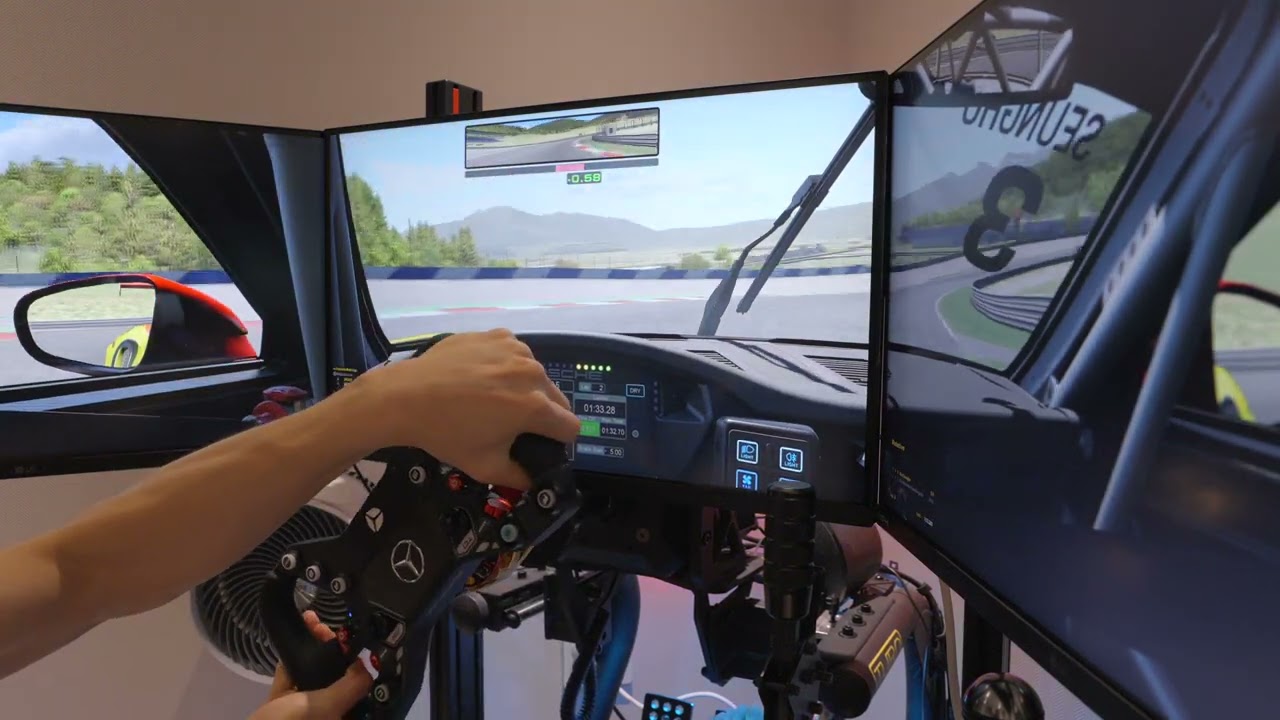 27inch Triple Monitor Driving Test(Iracing)