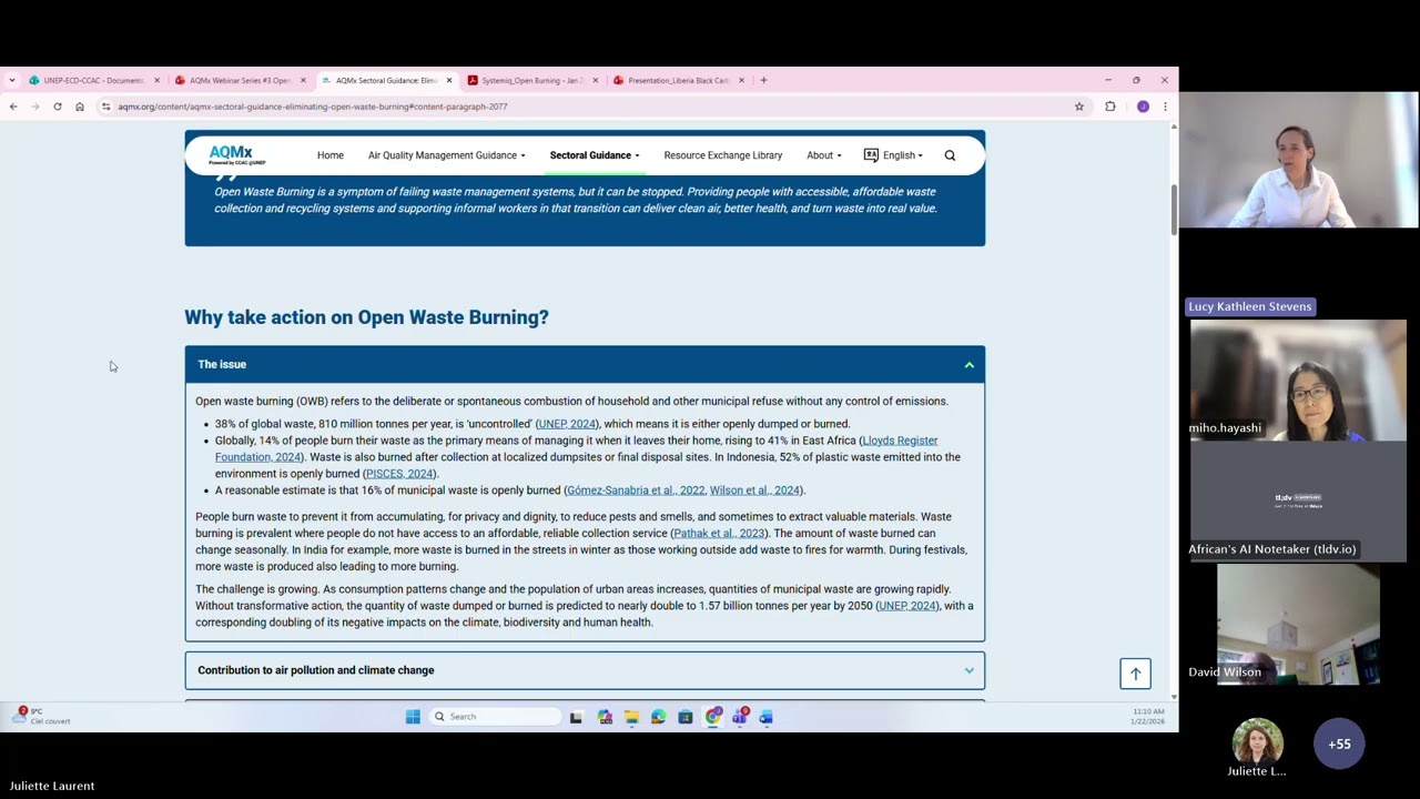 AQMx Webinar Series: #3 Open Waste Burning