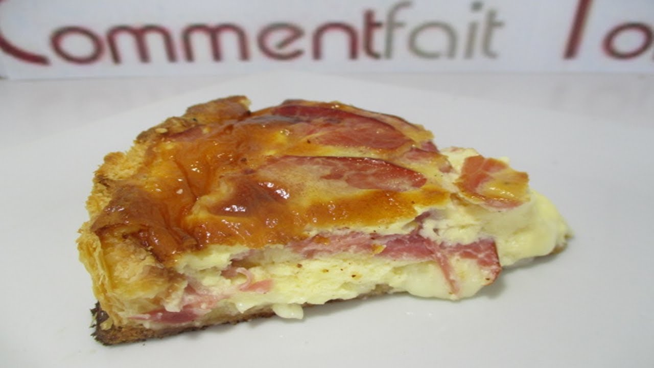 Quiche revisitée au bacon et fromage à raclette