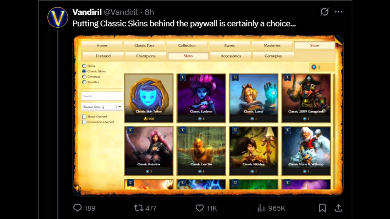 Riot&rsquo;s Greed is Entering a New Level&hellip;