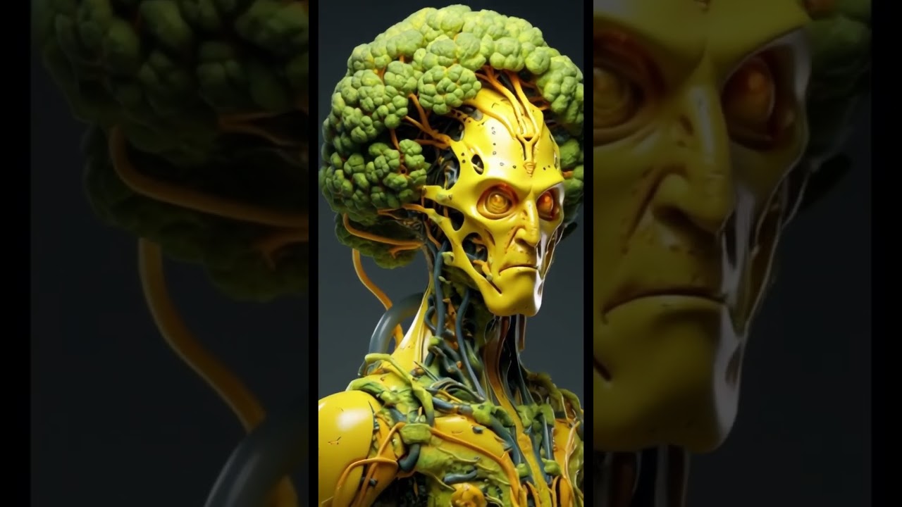 BROCCOBOTS 2 #AIanimation #fantastic #veggie #cyborg #alien #monster #originalmusic #generativeAI