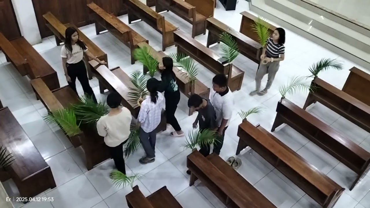 Persiapan Minggu Palma #pemuda #gereja #kristen #sinodegkj #palmsunday #minggupalma