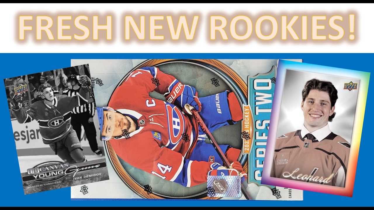 FRESH NEW ROOKIE TALENT to Chase! 2025-26 Upper Deck Series 2 Hockey