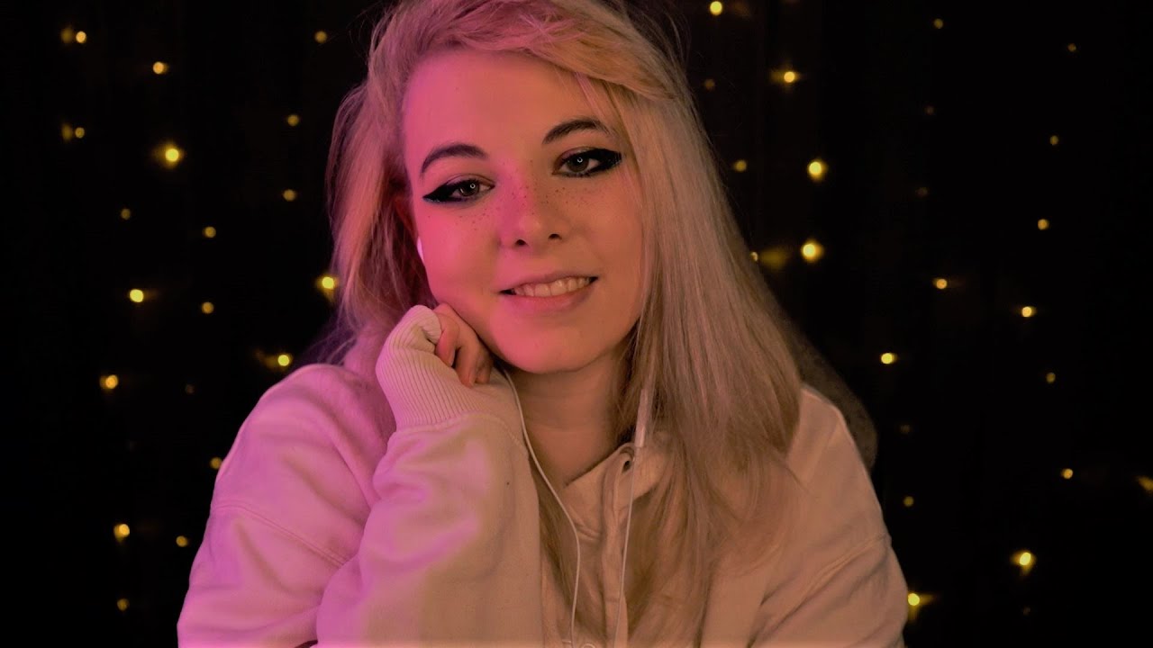 ASMR | breathy whispering, hand sounds - blue yeti, rain, fire sounds (ramble)