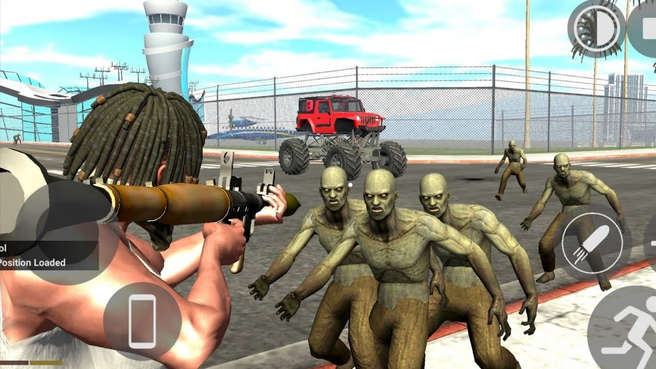 Monster truck police vs zombies but controls are inverted gameplay