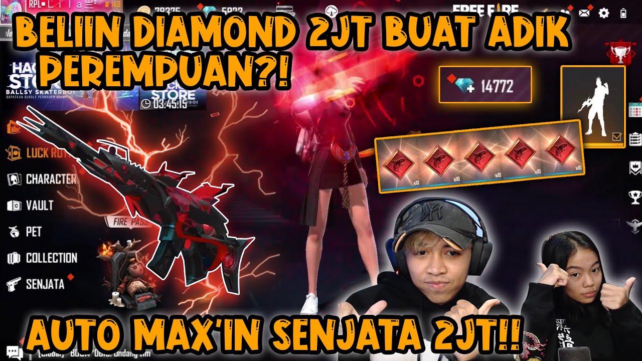 TOP UP'IN 2JT BUAT ADIK PEREMPUAN FDW?! LANGSUNG DI MAX'IN SEMUA!!