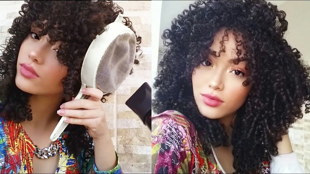 COMO SECAR O CABELO COM PENEIRA | SUBSTITUIR O DIFUSOR
