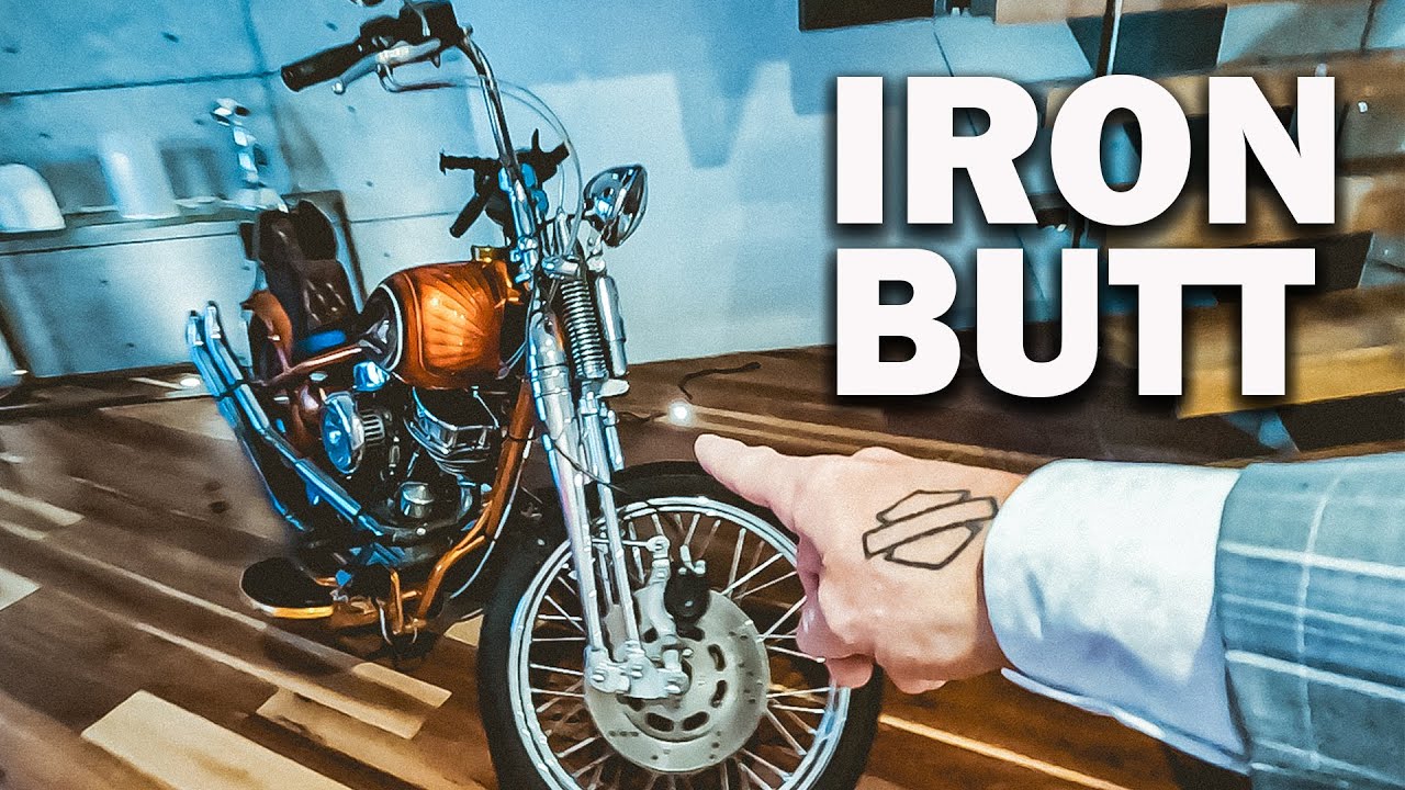IRON BUTT challenge on a Hard Tail Chopper