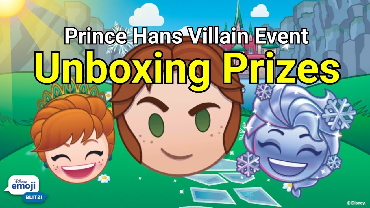 Prince Hans Villain Event Prizes (08/2025) - Disney Emoji Blitz 