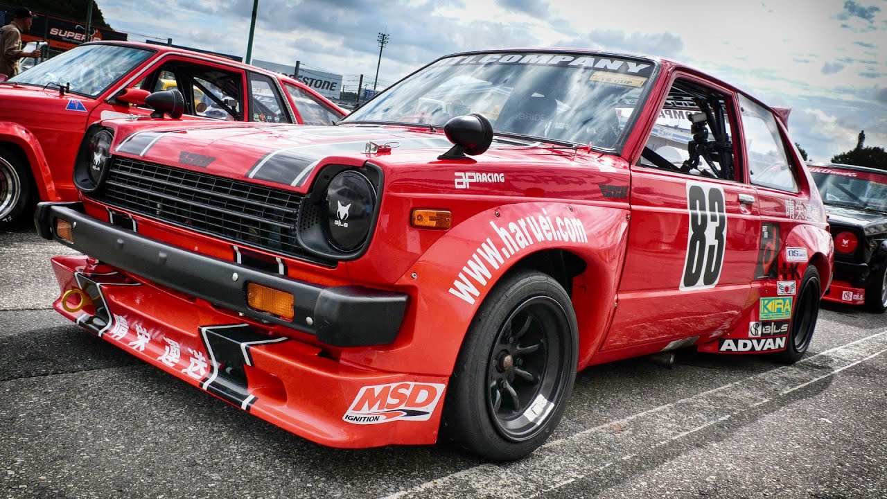 TOYOTA STARLET スターレットレーサー at JCCA 筑波ミーティング SOUND & RUN