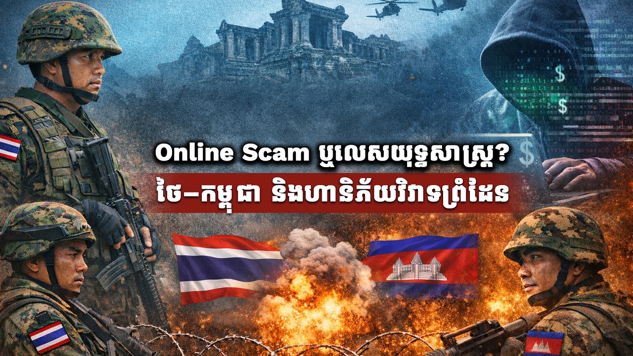 តើ “ការបង្ក្រាប Online Scam” អាចក្លាយជាលេសសម្រាប់សម្ពាធព្រំដែនកម្ពុជា–ថៃ បានទេ?
