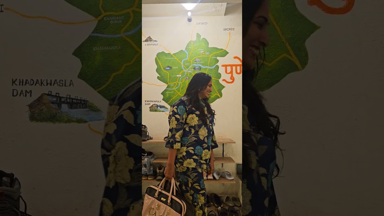 Posing at the zostel #zostel #life #pune #mom #creator  #influencerlife