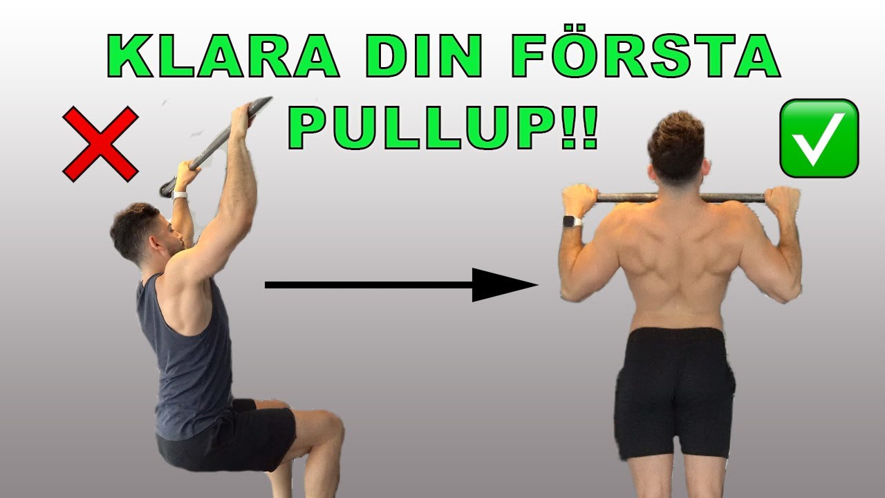 Såhär Klarar Du Din Första Pullup (steg för steg mot mål)