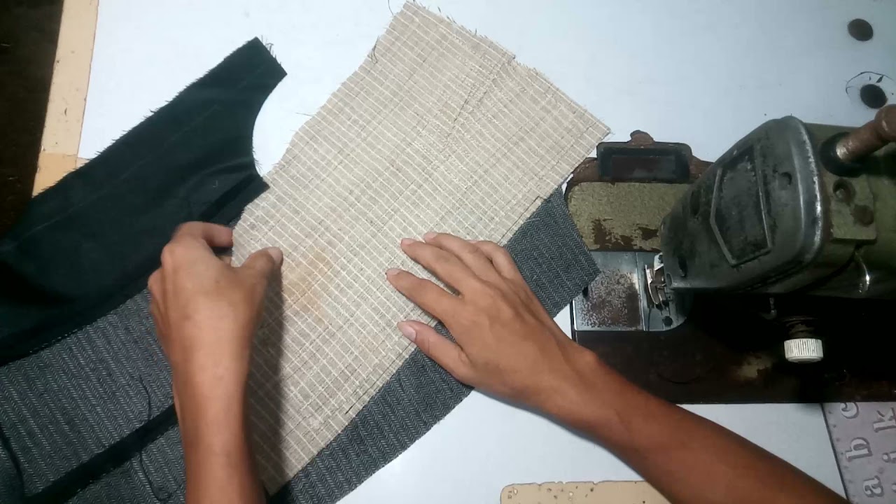 Paano maglagay ng Pading at HairCloth ng Coat. How to attach Pading and HairCloth for Coat