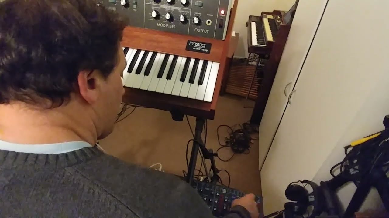 '71 Mini Moog and the Behringer Model-D