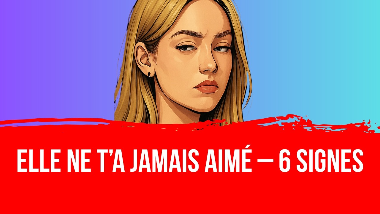 6 signes qu’elle ne t’a jamais aimé