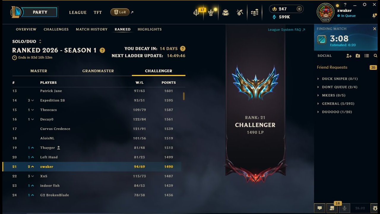 TOP 25 EUROPY✅ CZY WBIJE RANK1 EUW?✅