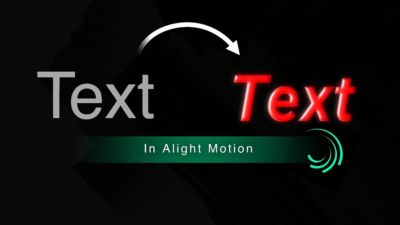 Make Your Text GLOW Like This in Alight Motion (Insane Effect!) 