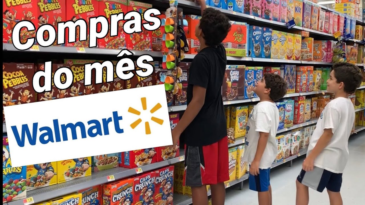 COMPRAS DE SUPERMERCADO NO WALMART COM AS CRIANÇAS