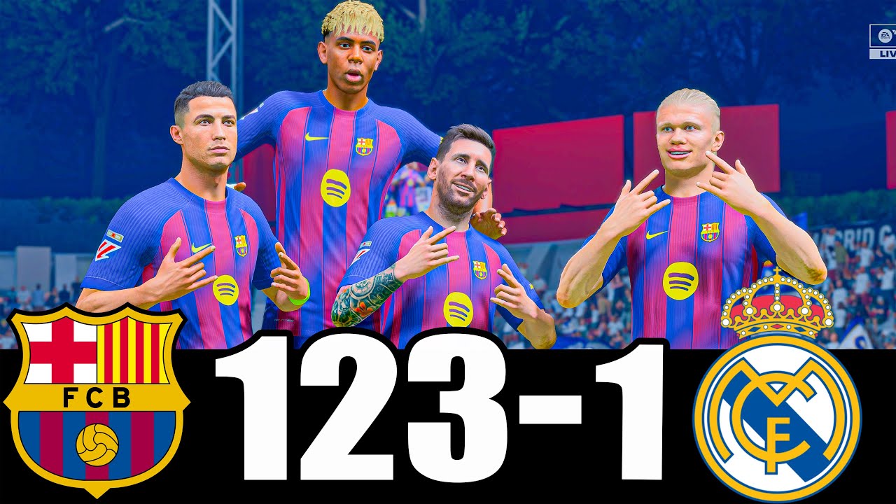 RONALDO, MESSI, LAMINE YAMAL, MBAPPE ALL BEST PLAYERS IN THE WORLD PLAYING TOGETHER | MESSALDO FC 26