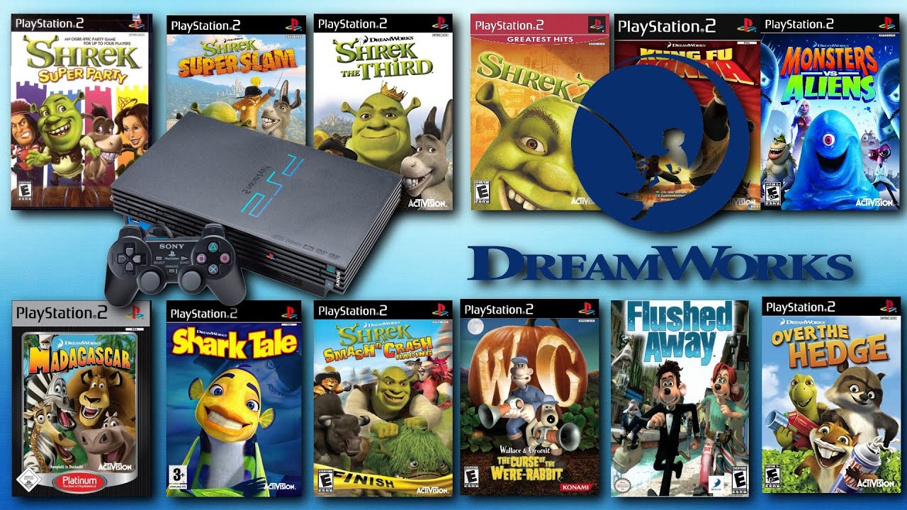Todos los juegos de Dreamworks para PS2