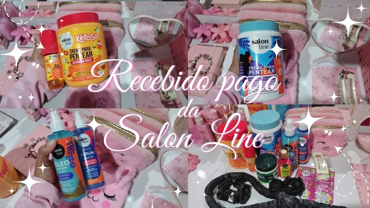 Recebido pago da salon line 🫶🏼 comprei o creme xêrosa de baunilha doce o creme definição natural...