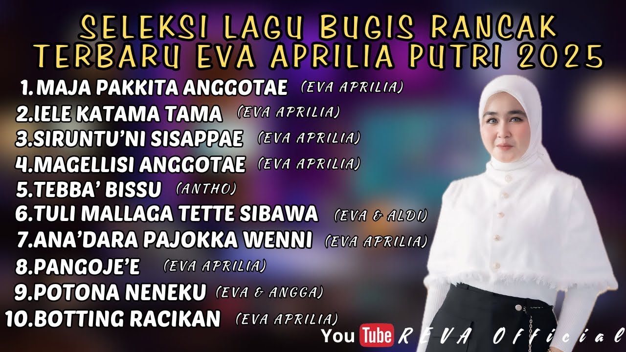 🔰KUMPULAN LAGU BUGIS RANCAK VIRAL 2025 VERSI EVA APRILIA PUTRI