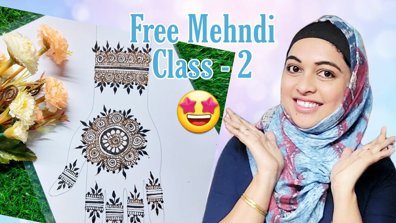 Mehndi class - 2 | फ्री महेंदी क्लास  | Free Mehndi lagana sikhe | Ummi'smehndi