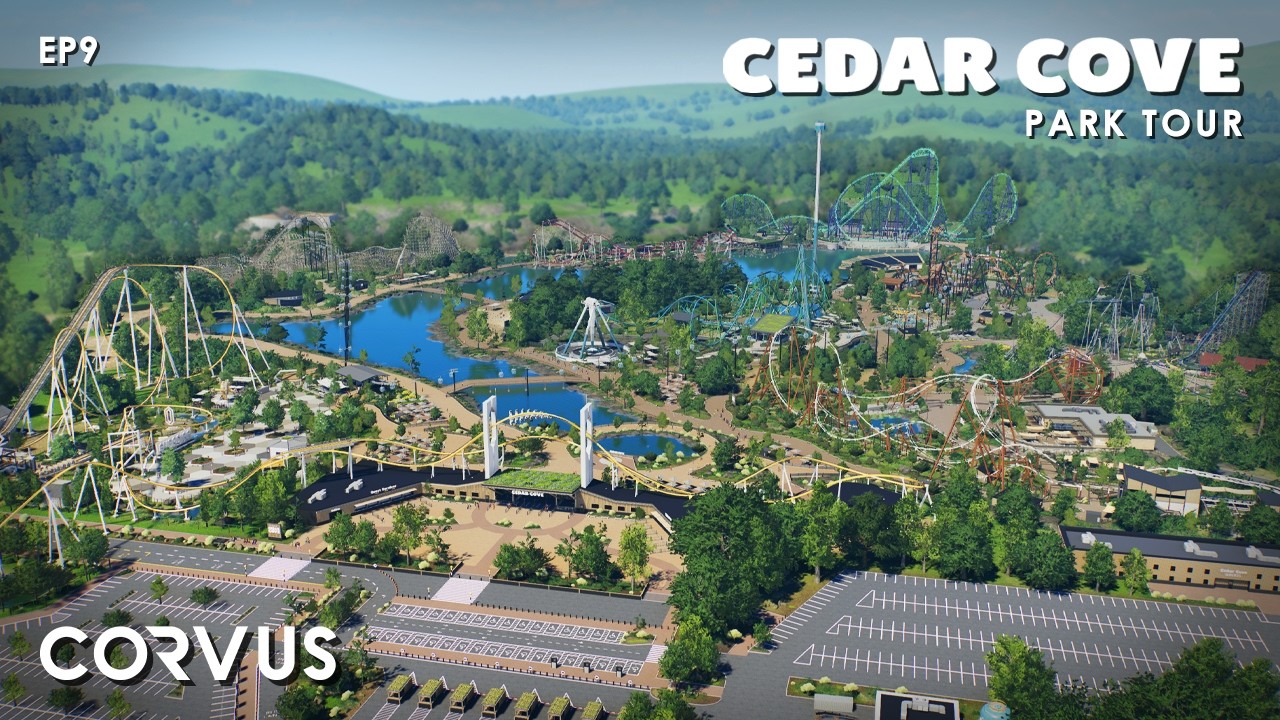PARK TOUR! | Cedar Cove Ep9 | Planet Coaster 2