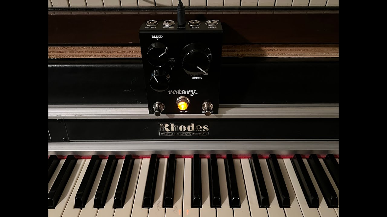 Keeley Rotary pedal Rhodes demo