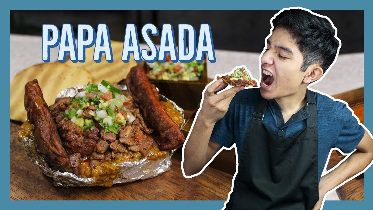 Papa asada al CARBÓN ¡Receta ESPECIAL!