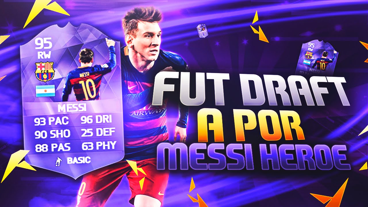 &iquest;MESSI H&Eacute;ROE, SU&Aacute;REZ 96? FUT DRAFT | FIFA 16