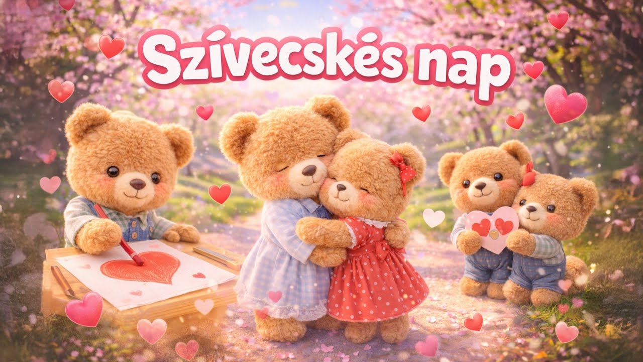 Szívecskés nap ❤️ | Vidám Valentin-napi gyerekdal