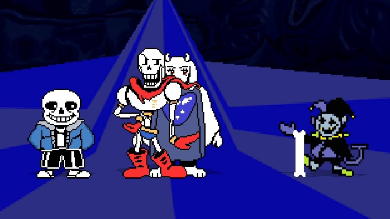 Sans VS Jevil [Undertale 🆚 Deltarune] | MUGEN BATTLE
