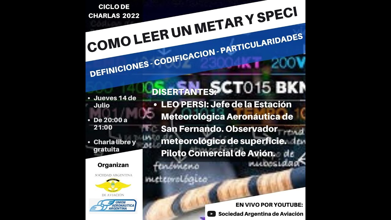 Cómo leer un METAR y SPECI.