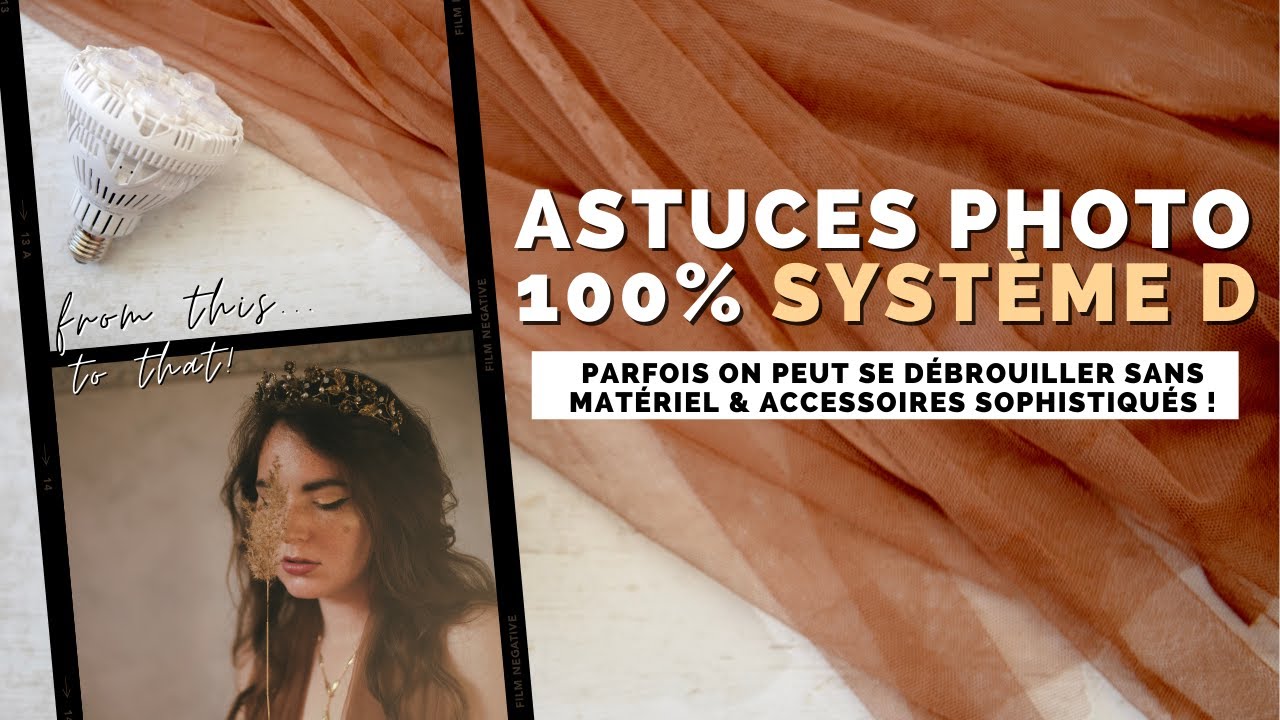 Une séance photo 100% SYSTÈME D ! (astuces pour un éclairage & un look pas cher)