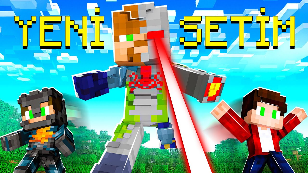 TÜM SÜPER KAHRAMAN SETLERİNİ ÇALDIM - Minecraft