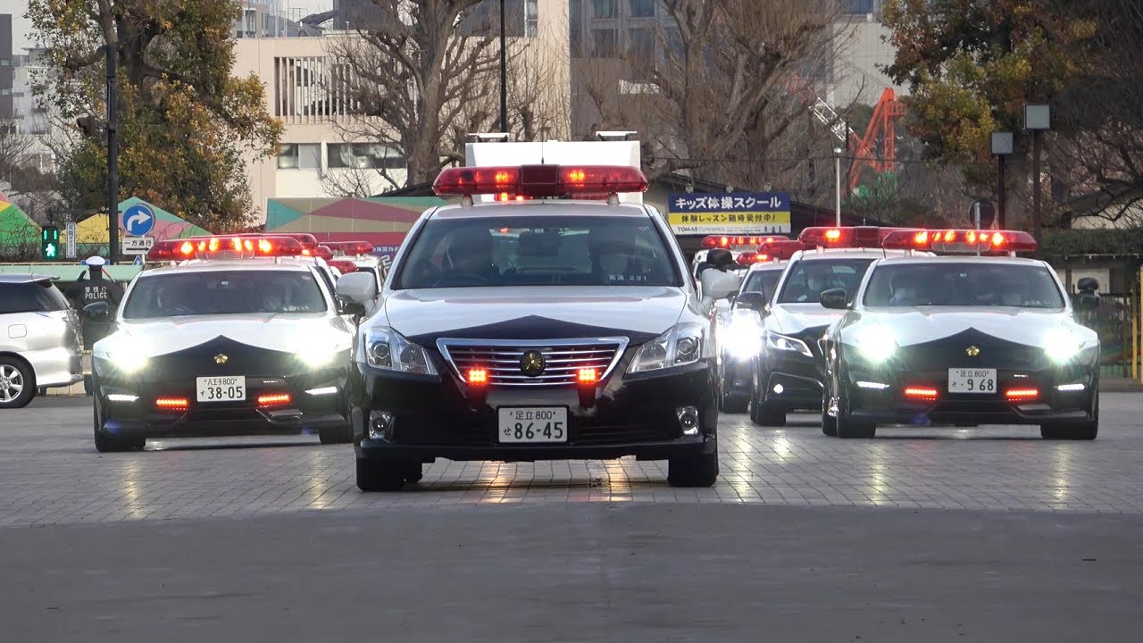 【警視庁 埼玉県警 千葉県警 茨城県警】白バイ・パトカー・覆面パトカー総勢174台！！！交機・機捜・自ら隊・機動隊！！！圧倒的な車両部隊分列行進総集編！！！