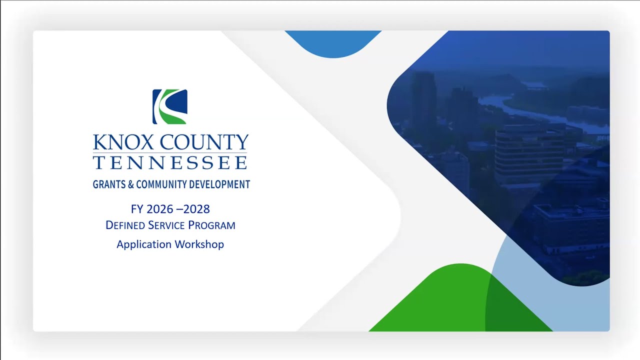 Defined Service Program Application Workshop